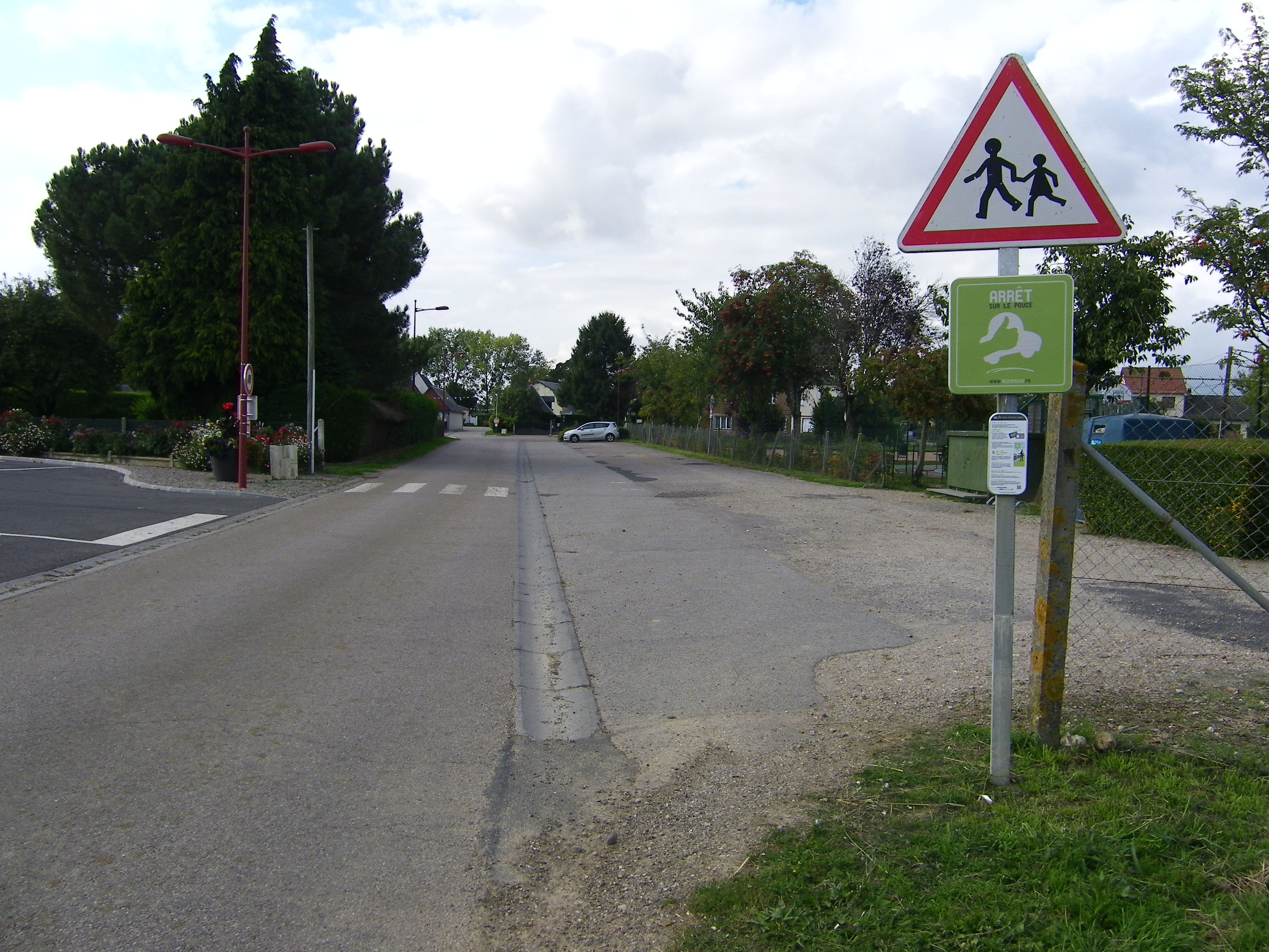 La photo du point d'arrêt