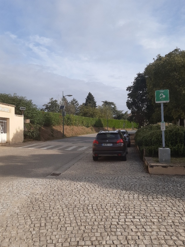La photo du point d'arrêt