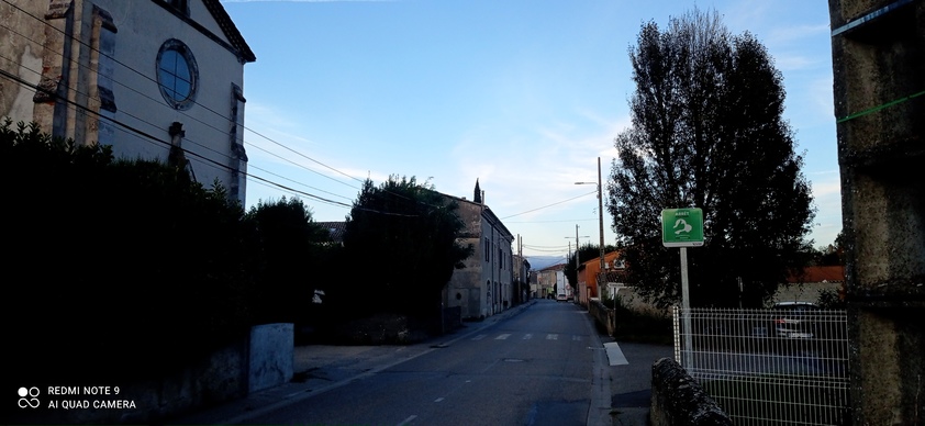 La photo du point d'arrêt